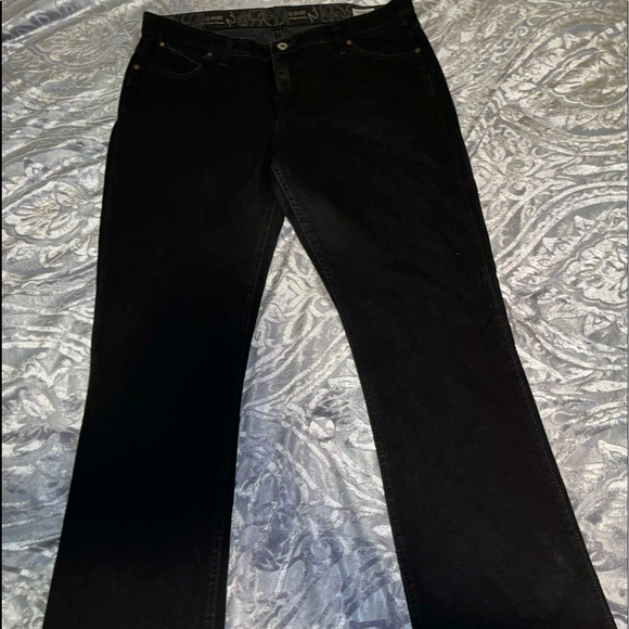 Black wrangler bootcut jeans qbaby - Picture 1 of 2